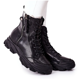 Botas de Piel Mujer GOE II2N4031 Negro