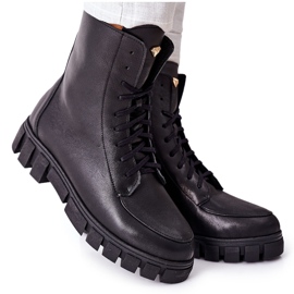 Botas Mujer Piel Nicole 2673 Negro