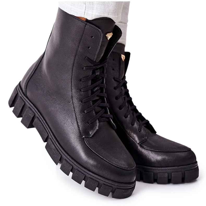 Botas Mujer Piel Nicole 2673 Negro