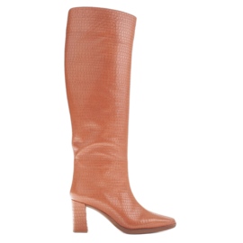 Marco Shoes Botas de tacón con empeine regular marrón