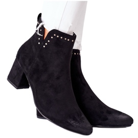 Vinceza Botas de Mujer Ante Negro Brinlack