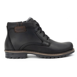 Polbut Botas de nieve para hombre J35 negro