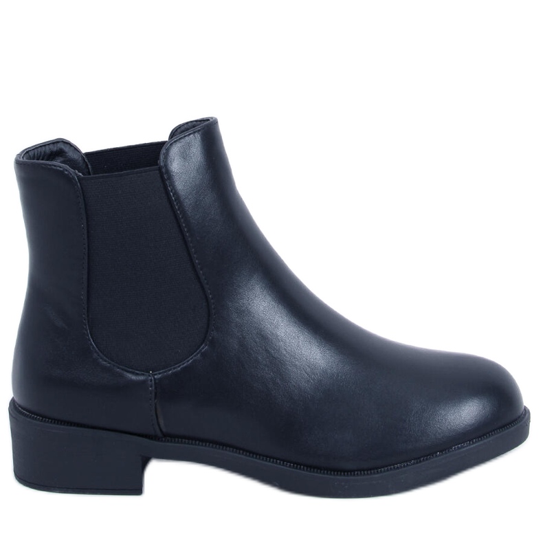 BM Botines Chelsea negros clásicos para mujer 6217 Negro