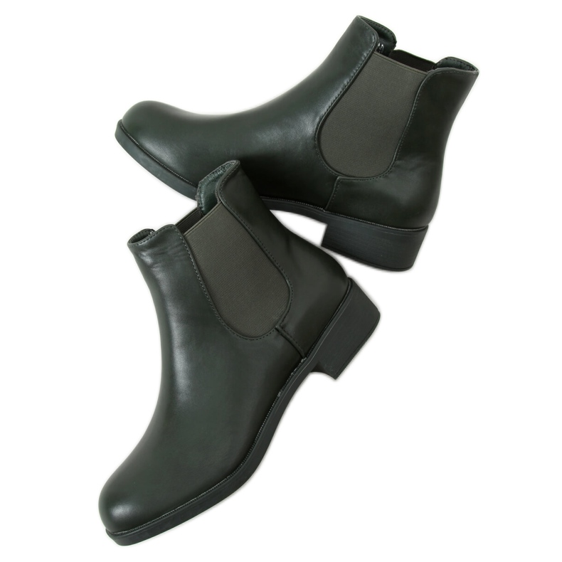 Botas Chelsea clásicas para mujer, verde 6217 Atpovirens