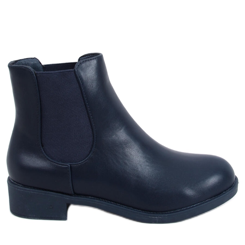 BM Botines Chelsea clásicos para mujer azul marino 6217 Navy