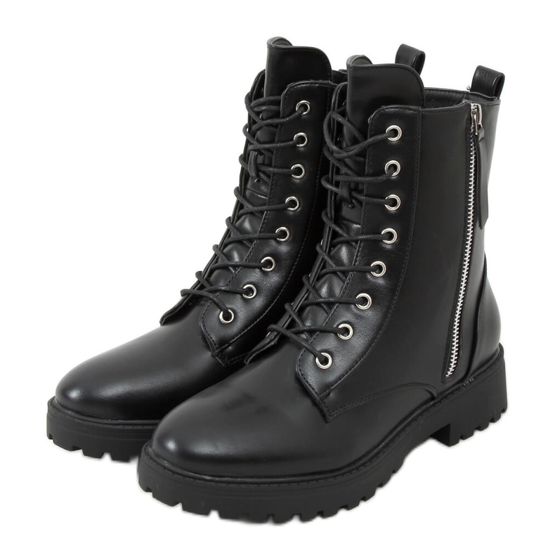 Botas militares negras Xj-63 Black negro