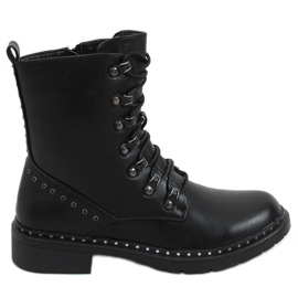 Black XJ-53 Black botas de trabajo negro