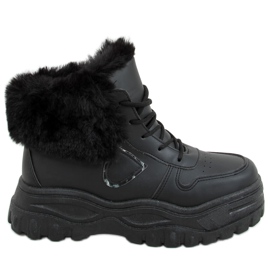 Botines negros con piel 2C9XX064-2 Negro