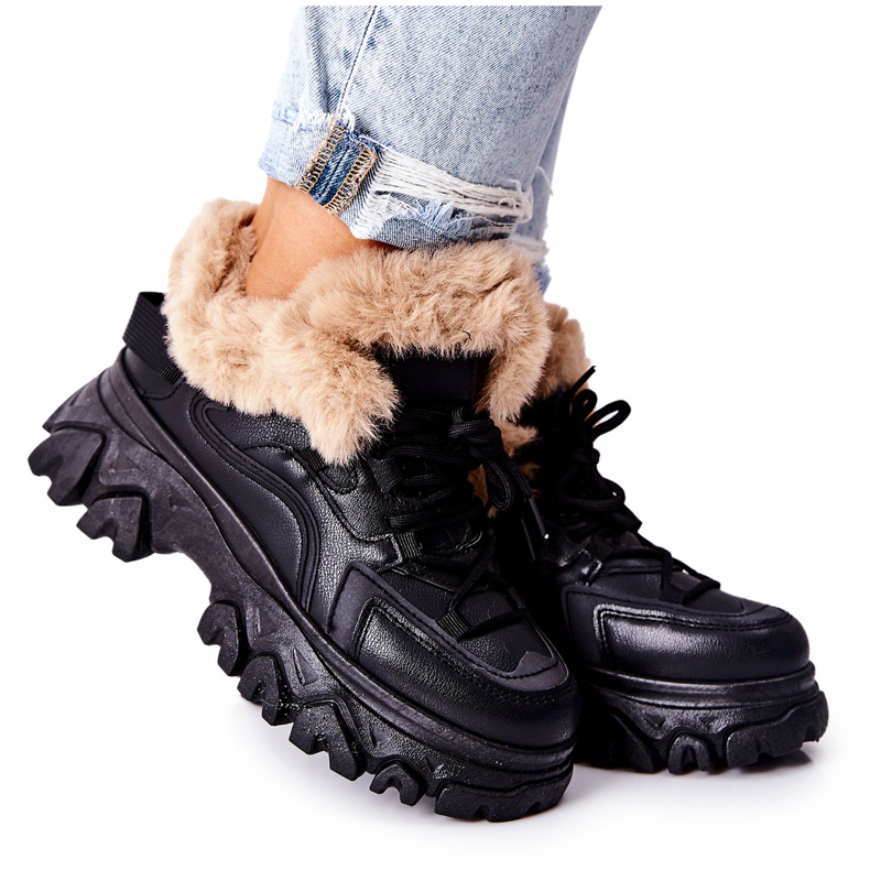PM1 Botas de abrigo negras para mujer Limerick negro