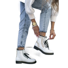 Bolsos White Marten con tachuelas blanco