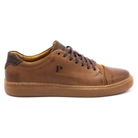 Polbut Zapato piel hombre 2109 camel marrón