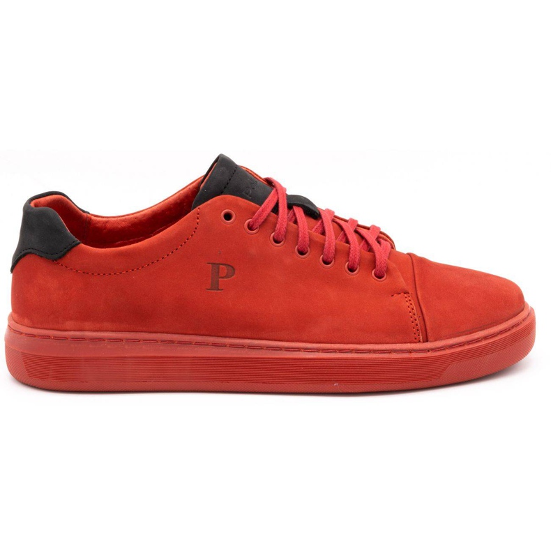 Polbut Zapato piel hombre 2109 rojo