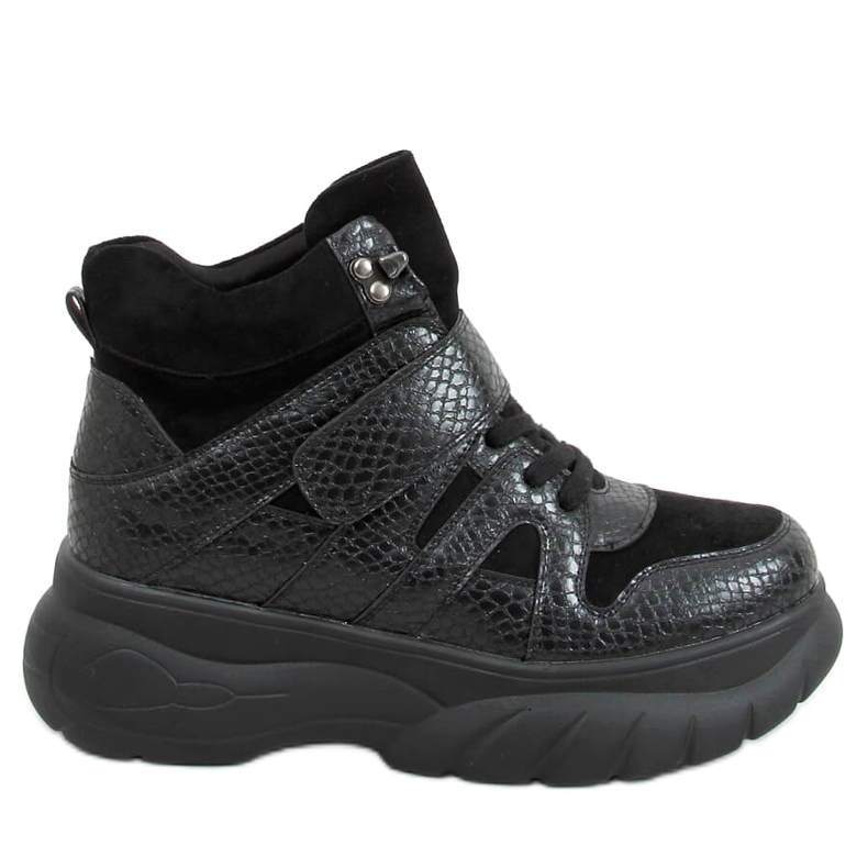 Zapatos de suela alta KL-771 Negro