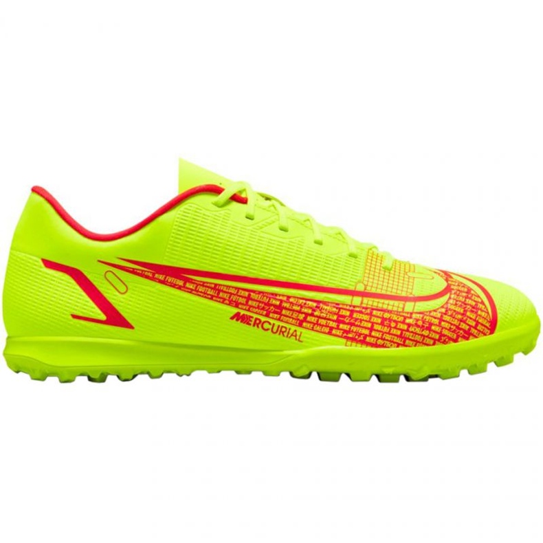 Zapatos de fútbol Nike Mercurial Vapor 14 Club Tf M CV0985 760 amarillo amarillos Zapatos de fútbol Nike Mercurial Vapor 14 Club Tf M CV0985 760 amarillo amarillos