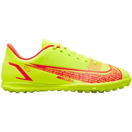 Zapatos de fútbol Nike Mercurial Vapor 14 Club Tf Jr CV0945 760 amarillo amarillos