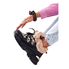 Calzado deportivo con aislamiento para mujer Black Heart Beats negro