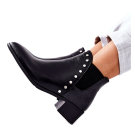 PG1 Botines Mujer Jodhpur Boots Black Barretos negro