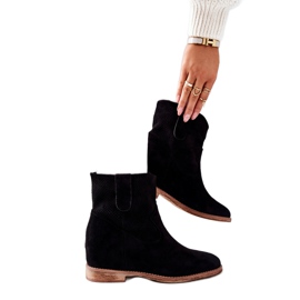 PG1 Botas de ante negro Polon PG1 Botas de ante negro Polon