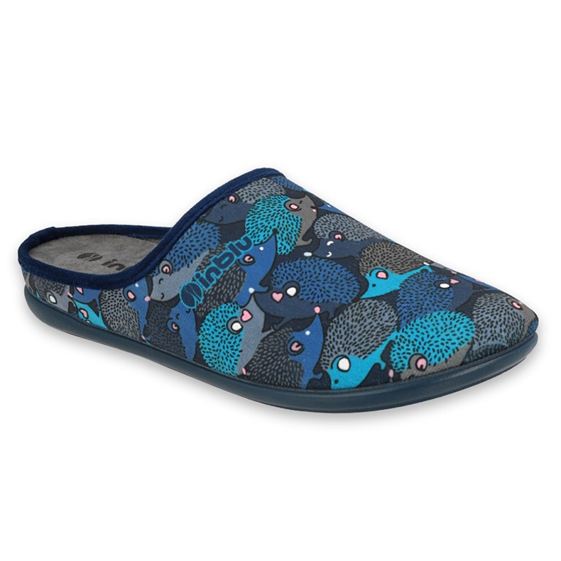 Zapatos de mujer befado 155D204 azul marino azul gris