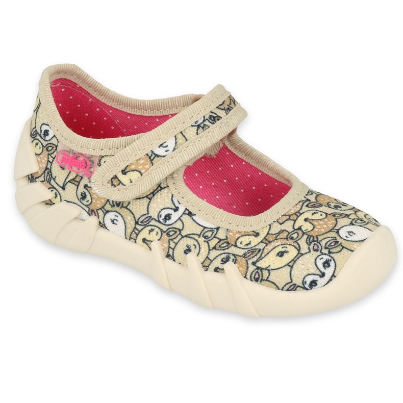 Calzado infantil befado speedy 109P240 beige marrón