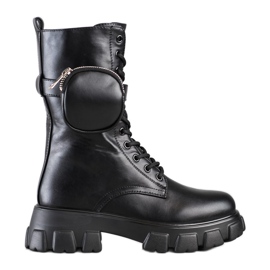 Bestelle Botas de moda con bolsillo. negro