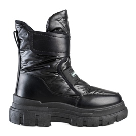 Seastar Botas de nieve con velcro negro Seastar Botas de nieve con velcro negro