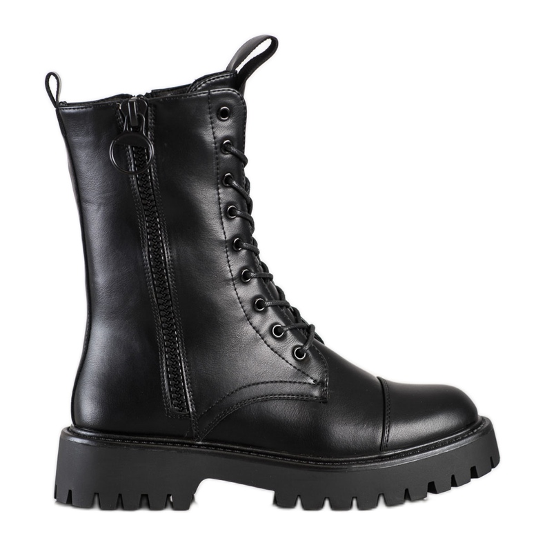 SHELOVET Botas negras clásicas negro