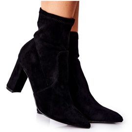 FW1 Botas de ante negras Hellameia de mujer negro