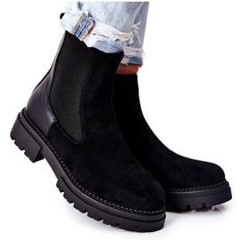 PE1 Botas cálidas Botas negras Prestons Jodhpur negro