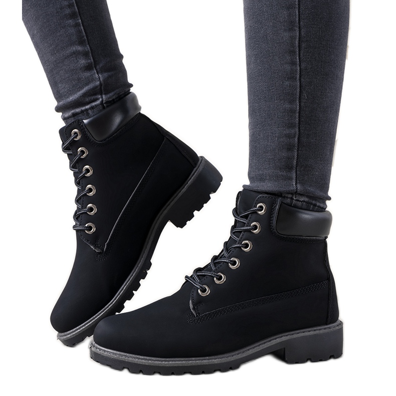 Botas negras Albracca de mujer negro