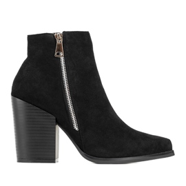 Botines negros en el poste Charest