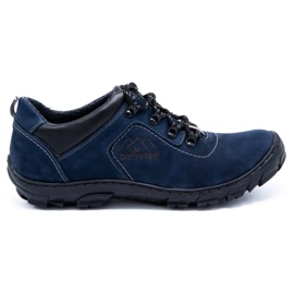 Olivier Zapatillas trekking hombre 7109 azul marino