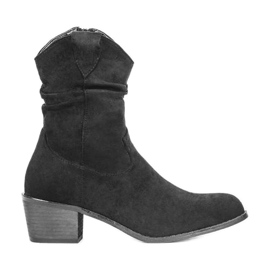 Botas de vaquero negras de Devi negro