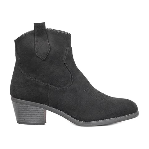 Botas negras con tacones planos de Rosi negro