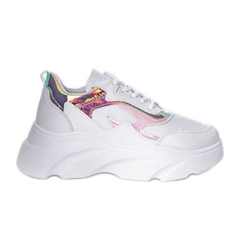 Zapatillas blancas con adornos Mitsuko blanco
