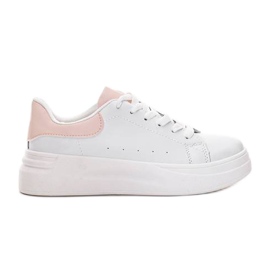 RunwayHer zapatillas blancas blanco rosa