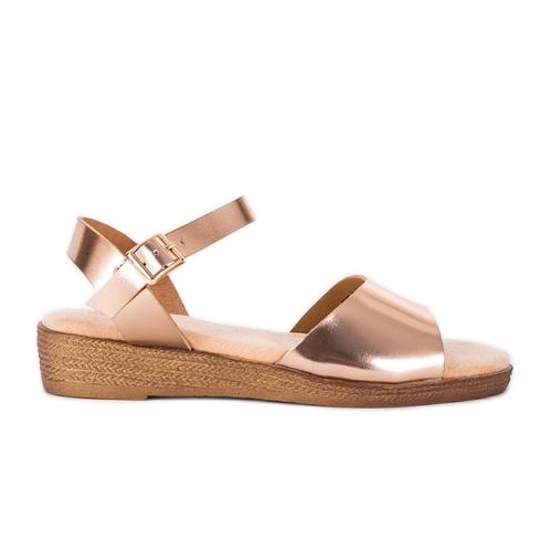 Sandalias April In Paris en oro rosa dorado
