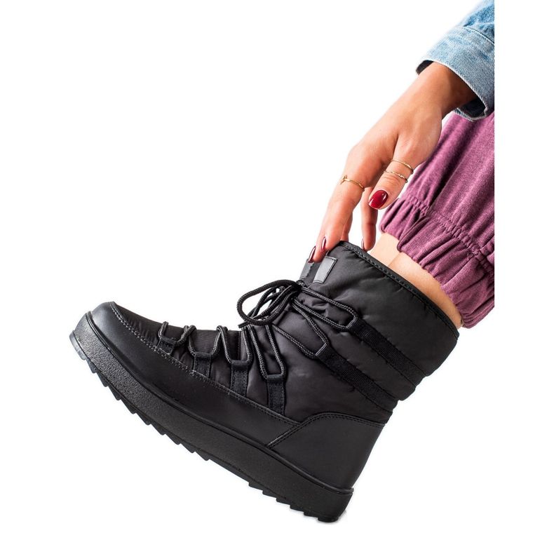 S. BARSKI Botas de nieve cómodas de S.BARSKI negro