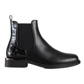Elegantes botas Chelsea de Sergio Leone negro