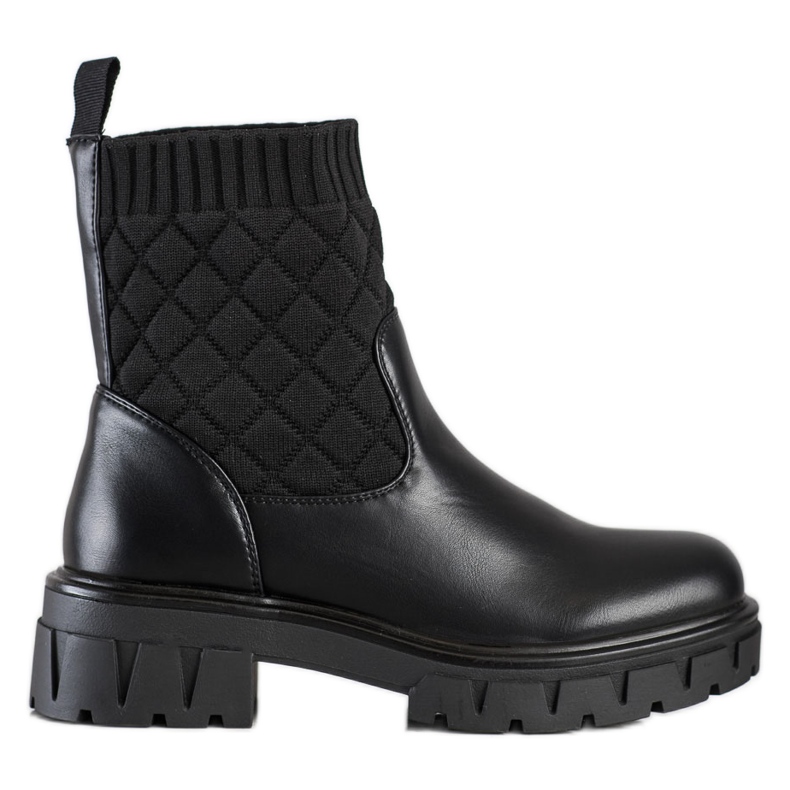 Seastar Botas cómodas con calcetín negro
