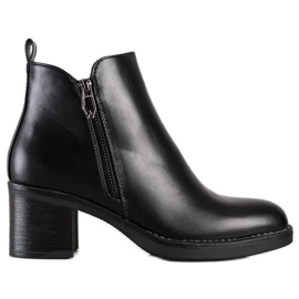 Seastar Botas negras clásicas con cremallera negro Seastar Botas negras clásicas con cremallera negro