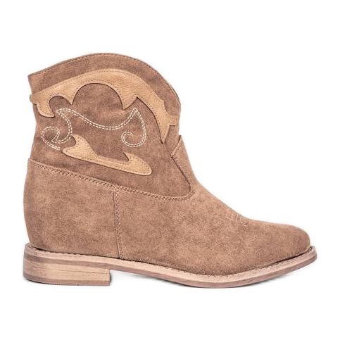 Botines beige Ana caqui