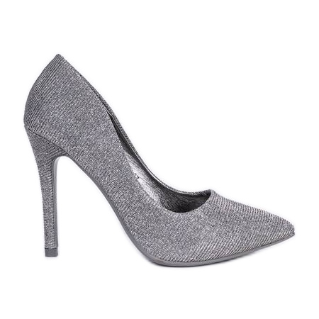 Tacones Silver Melody plata gris