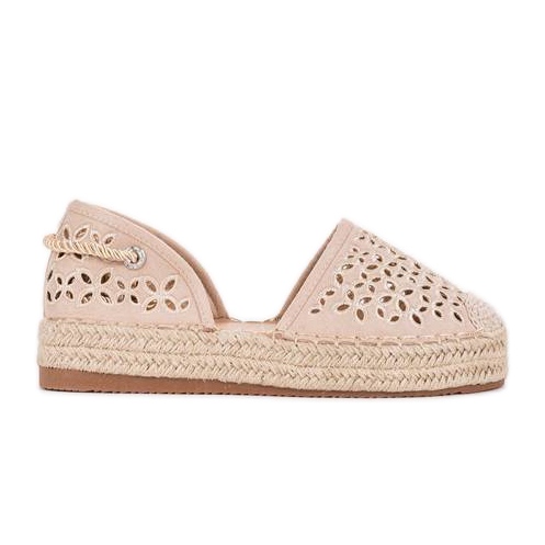 Alpargatas caladas beige Peekaboo Alpargatas caladas beige Peekaboo