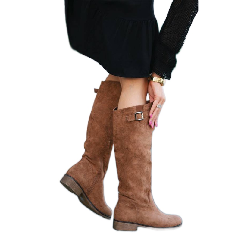 Botas planas marrones Louise marrón Botas planas marrones Louise marrón