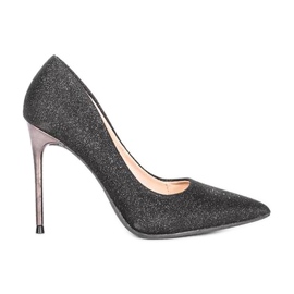 Tacones negros brillantes Tacones negros brillantes