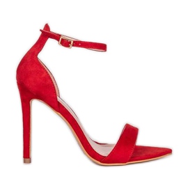 Sandalias rojas de Molly rojo
