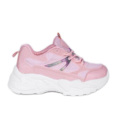 Zapatillas rosas con suelas gruesas de Alice rosado Zapatillas rosas con suelas gruesas de Alice rosado