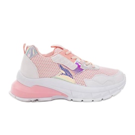 Zapatillas de mujer Modern Girl's rosa blanco