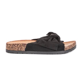 Zapatillas negras con lazo Sunny negro